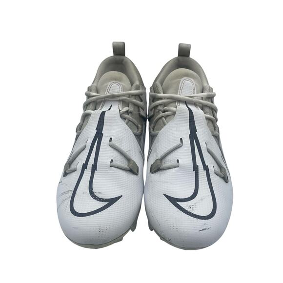 Nike Alpha Menace Pro 4 Football Cleats White Platinum Mens 11 - Picture 3 of 8